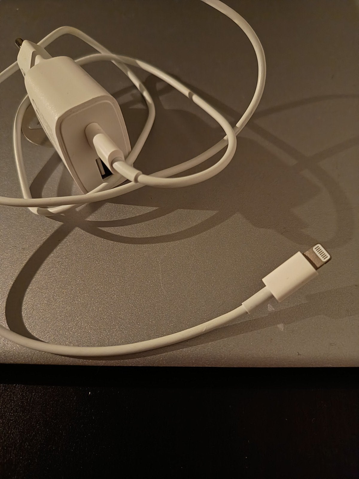 Apple oplader met Lightning kabel, Gebruikt, USB-A, Adapter, Apple