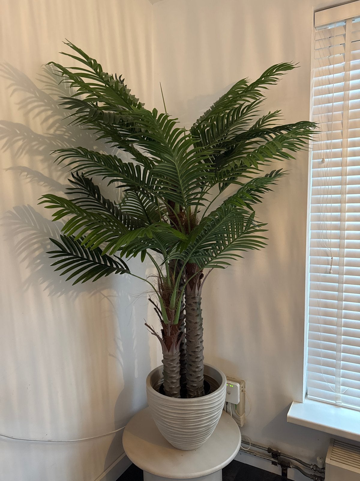 Grote kunstpalm - 170-180 cm hoog, Ophalen, Binnen, Groen, Kunstplant