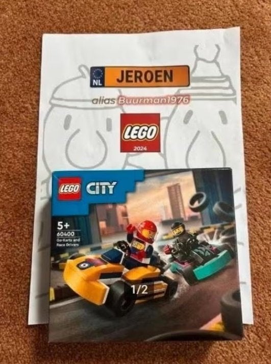 Lego 60400 CITY Karts en racers (NIEUW & MISB) F1, City, Inclusief extra onderdelen, Lego, Nieuw