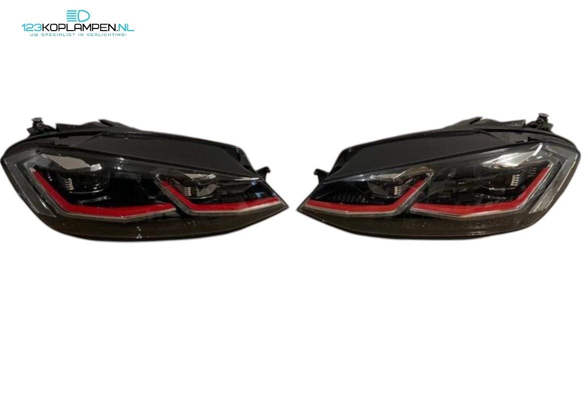 Volkswagen Golf 7 Facelift GTI Full LED Koplampen Set 5G1941, Gebruikt, -, Volkswagen, Ophalen of Verzenden