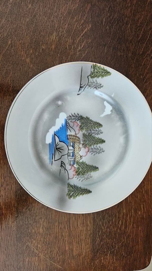 Set van 5 Japanse handbeschilderde bordjes, Ophalen