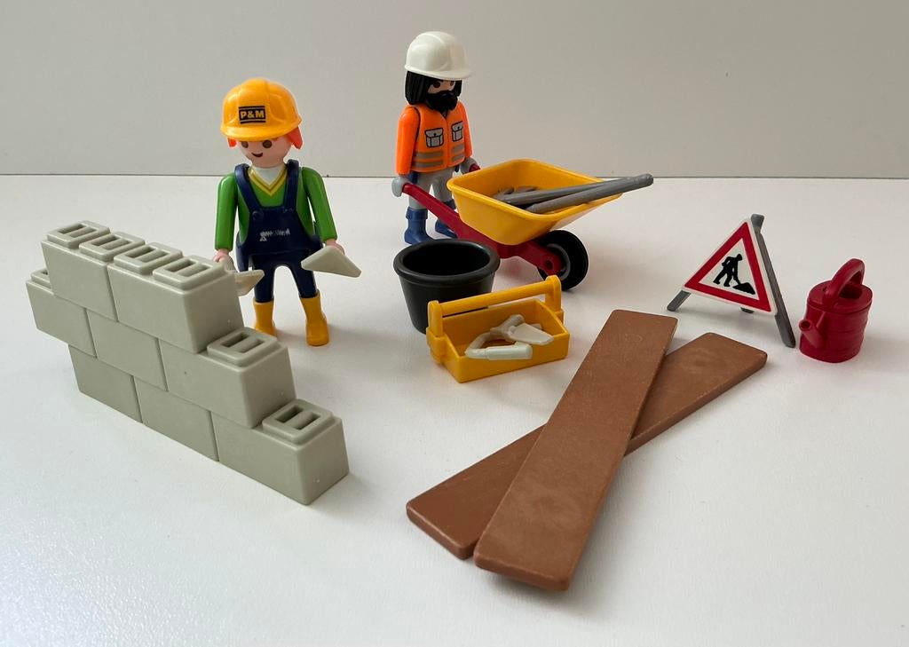 Playmobil op de bouwplaats, Ophalen of Verzenden, Gebruikt, Los playmobil