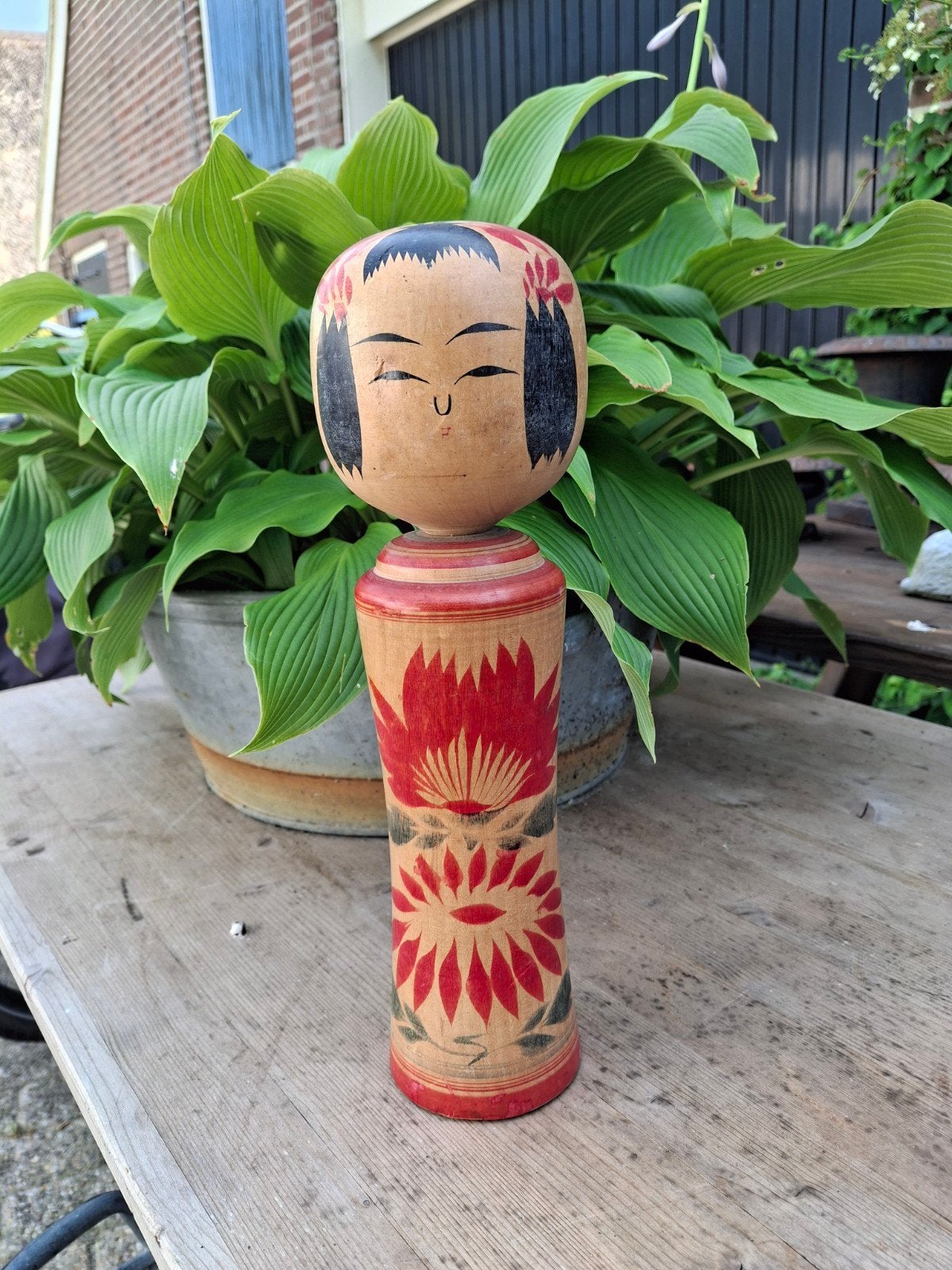 Prachtige Japanse Kokeshi pop, Verzamelen, Ophalen of Verzenden, Gebruikt