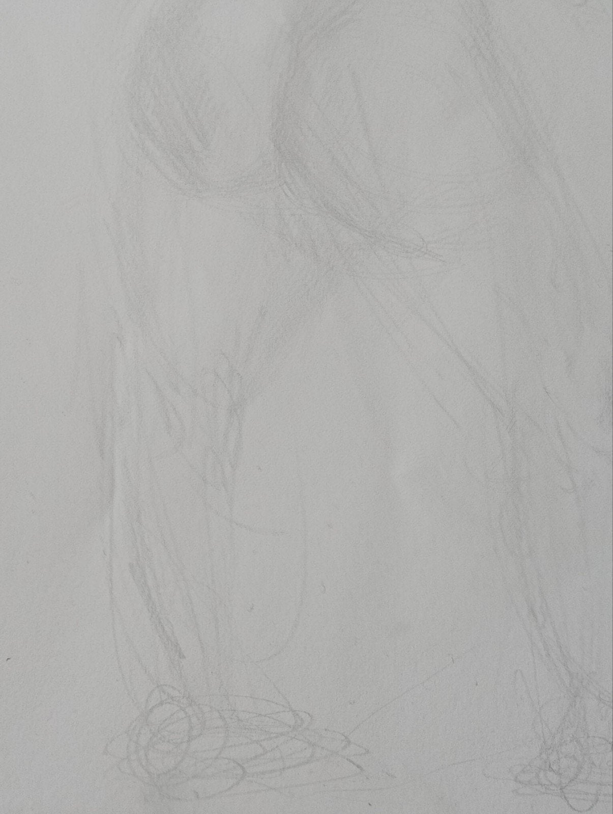 Staand naakt potlood tekening, Ophalen of Verzenden