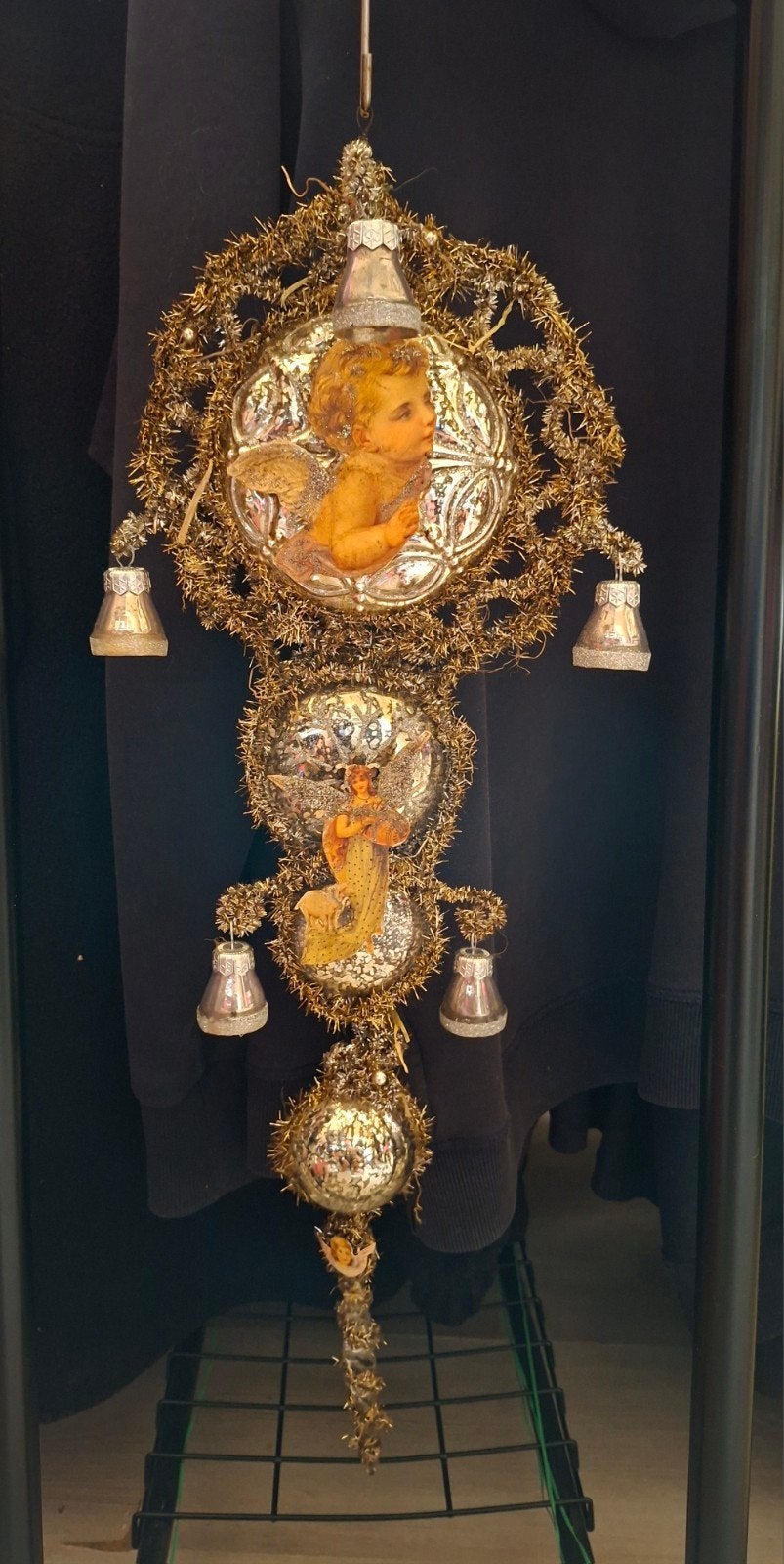 raamhanger ornament vintage, Ophalen of Verzenden