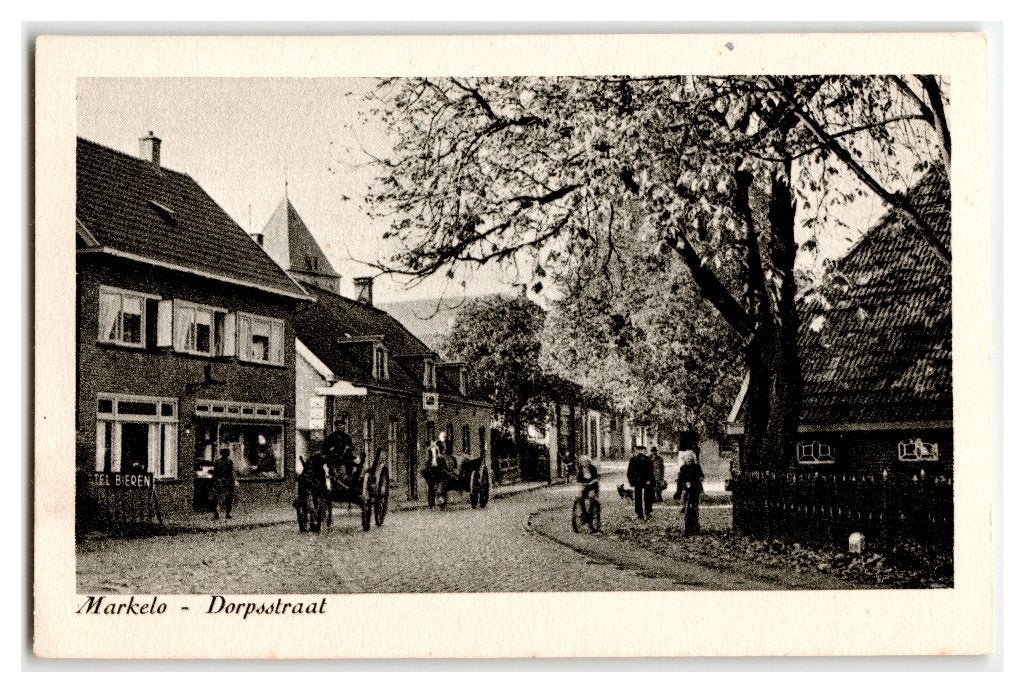 Markelo, Dorpsstraat, Ophalen of Verzenden, 1940 tot 1960, Ongelopen, Overijssel