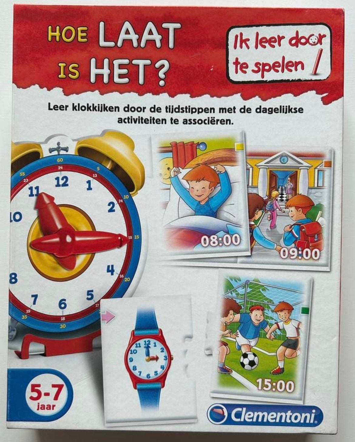 Clementoni Hoe Laat Is het? Nieuwstaat, Ophalen of Verzenden, Zo goed als nieuw, Ontdekken