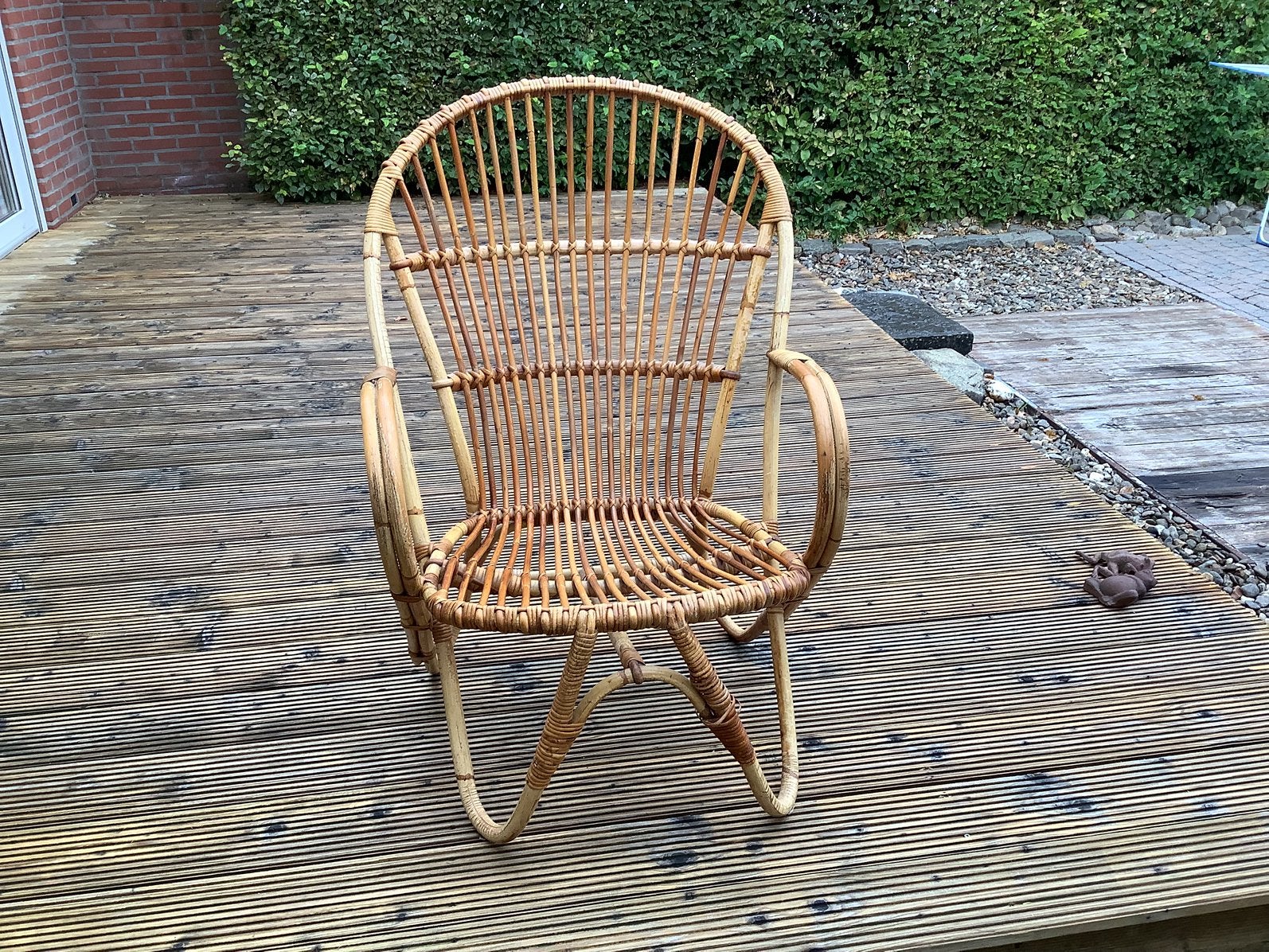 Rohé fauteuil/rotan fauteuil, Verzamelen, Ophalen, Huis en Inrichting