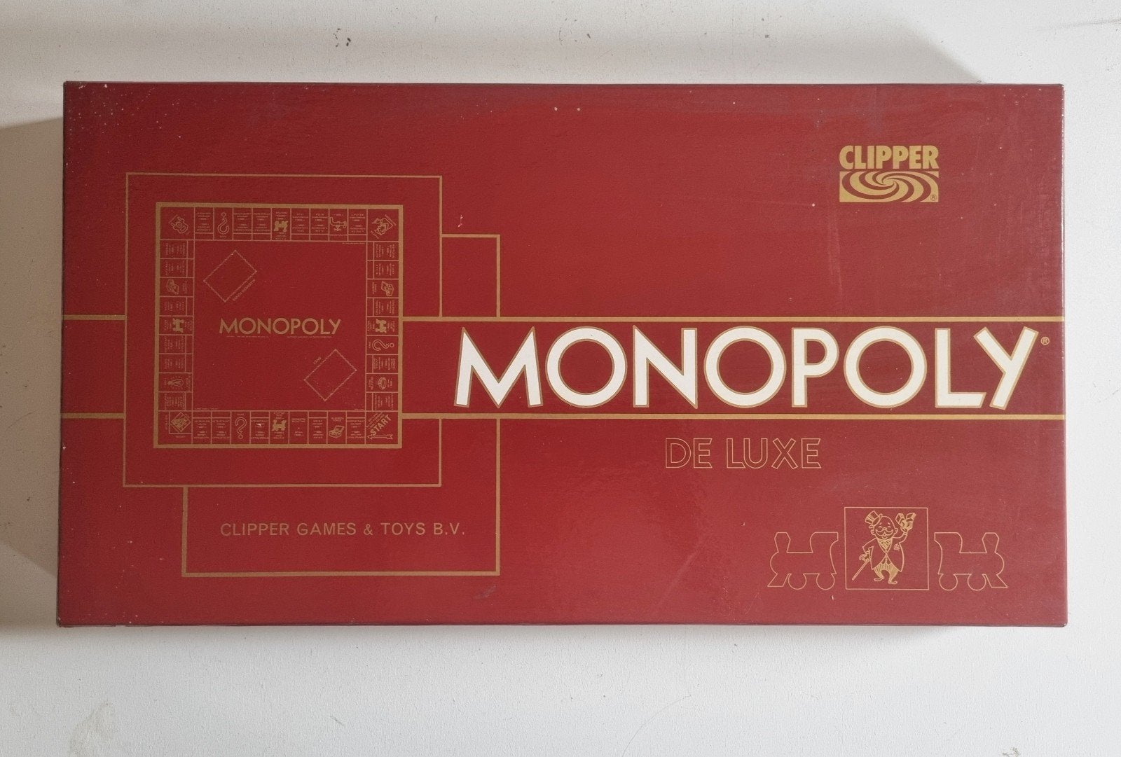 Monopoly De Luxe - Clipper - Mooie staat en compleet, Hobby en Vrije tijd, Gezelschapsspellen | Bordspellen, Vijf spelers of meer