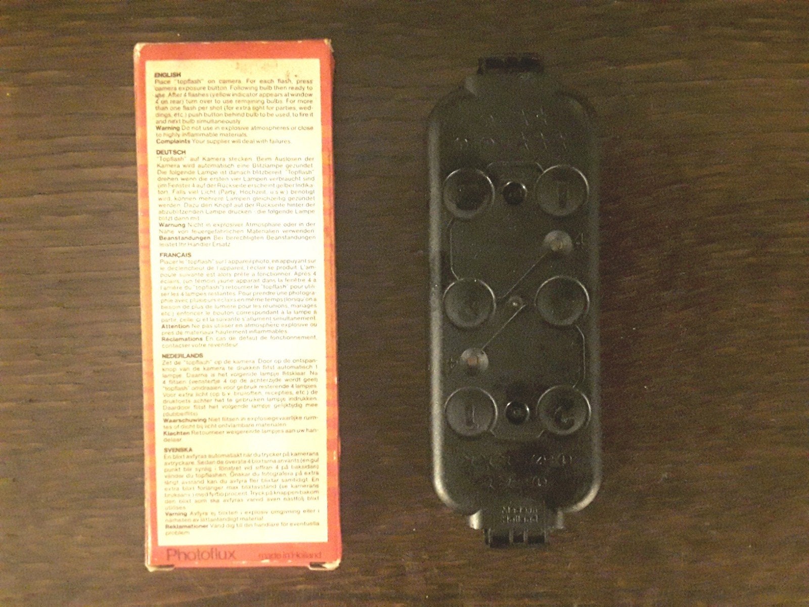 Collectorsitem: er is nog één:Philips Topflash doosje 8, Ophalen of Verzenden, Overige merken