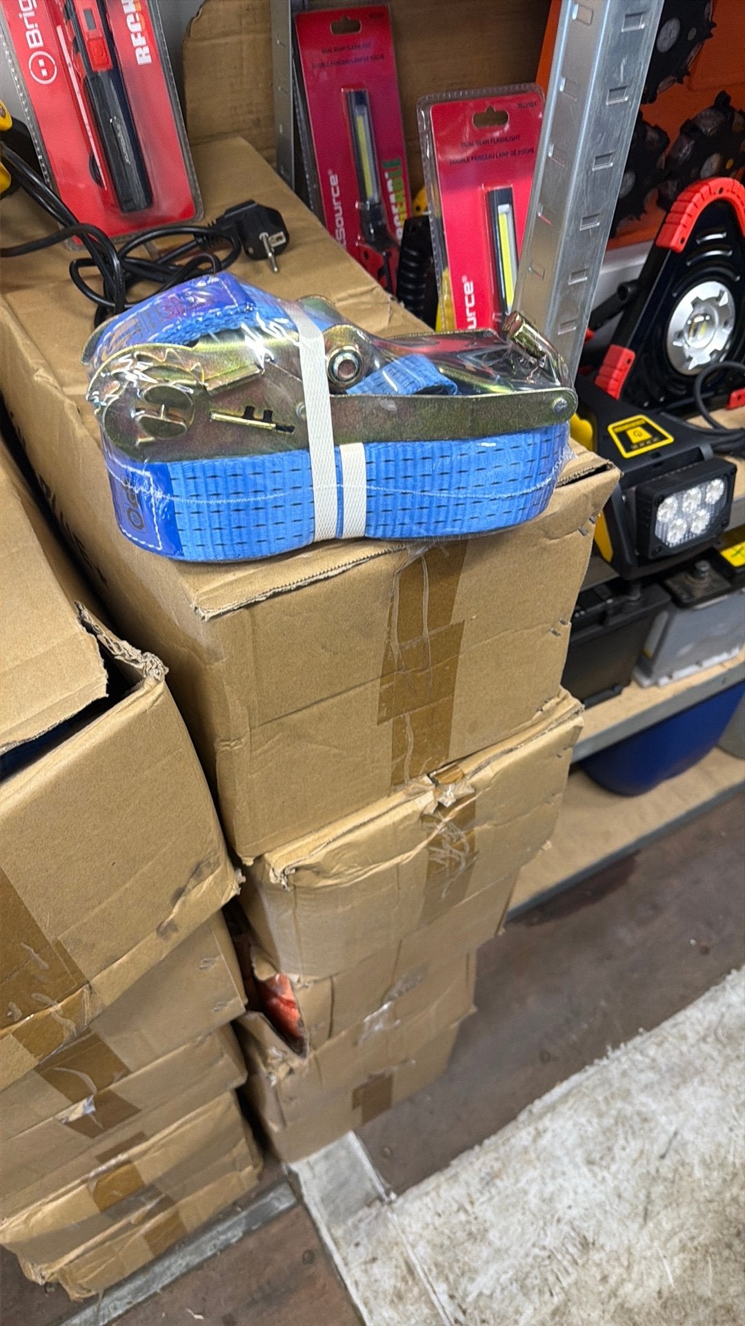 nieuwe spanbanden 5 ton 9 meter, Ophalen, Z, Z, Nieuw