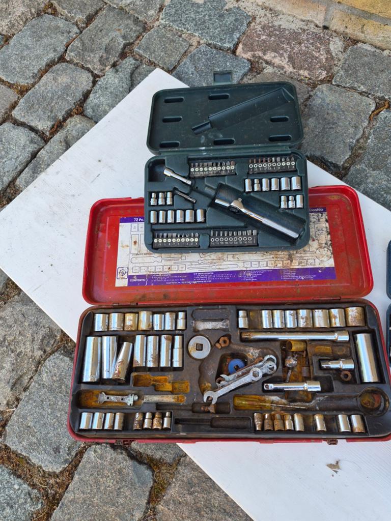 Doppensets,  Engelse maten en metrisch, Doe-het-zelf en Verbouw, Gereedschap | Handgereedschap, Ophalen of Verzenden, Gebruikt