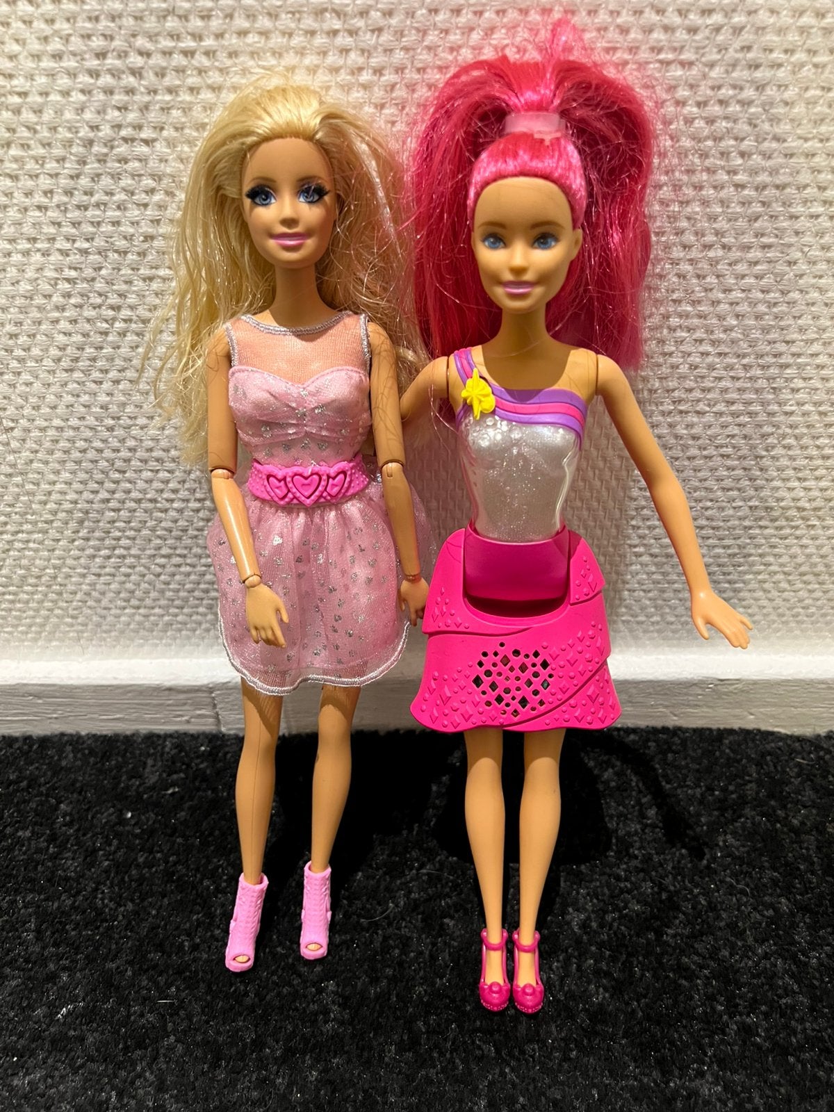 2- Barbie life in the Dreamtopia Light - up princess, Ophalen of Verzenden, Zo goed als nieuw, Barbie