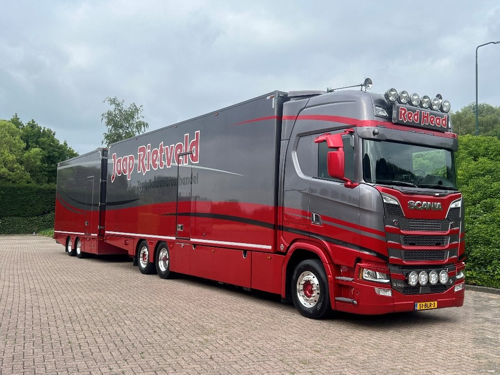 Scania S580 Bloemen/planten Combi, Auto's, Automaat, Scania, Leder, Diesel