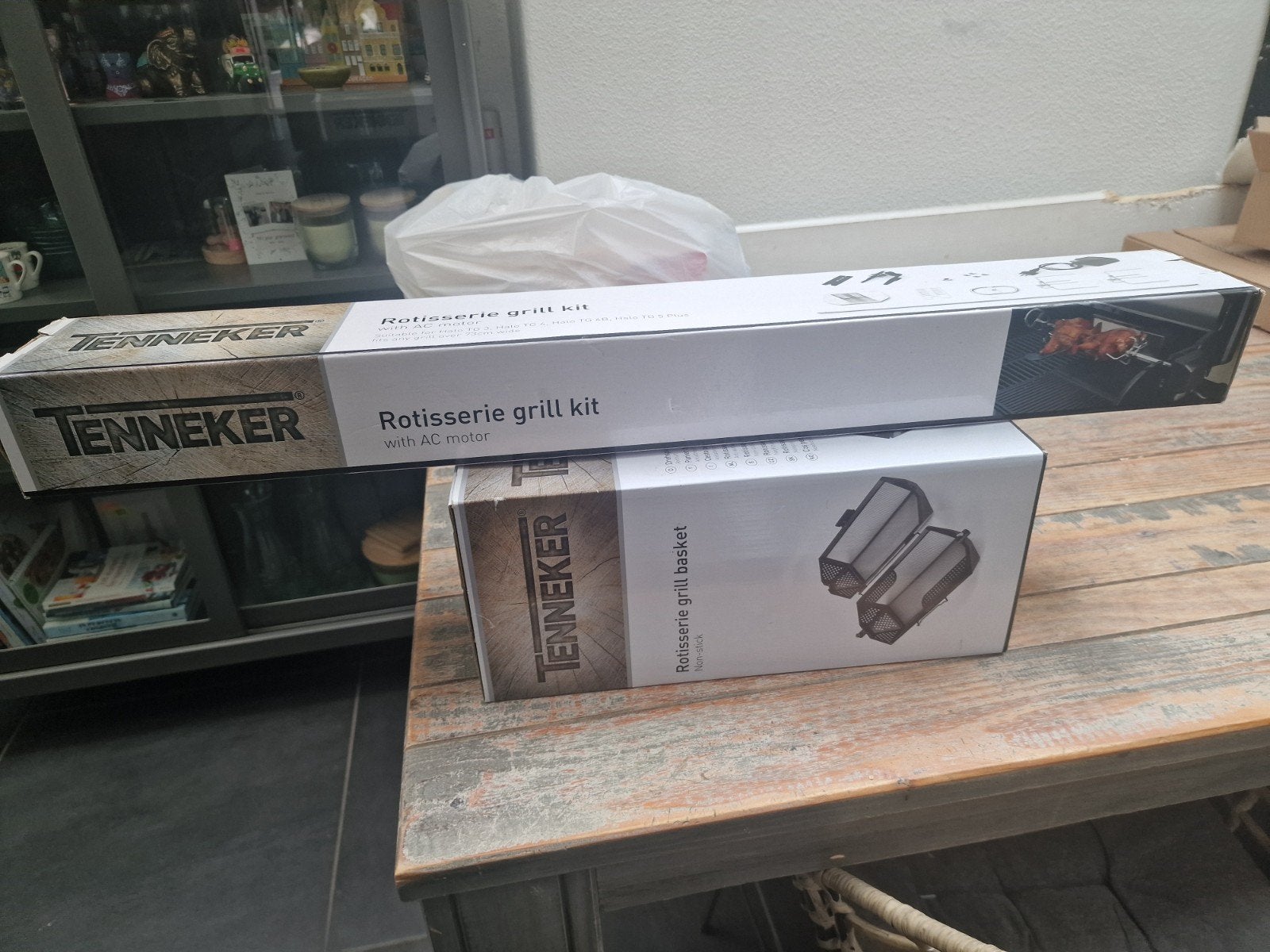 Tenneker Rotisserie Grill Kit met AC motor, Ophalen of Verzenden, Nieuw, Tenneker