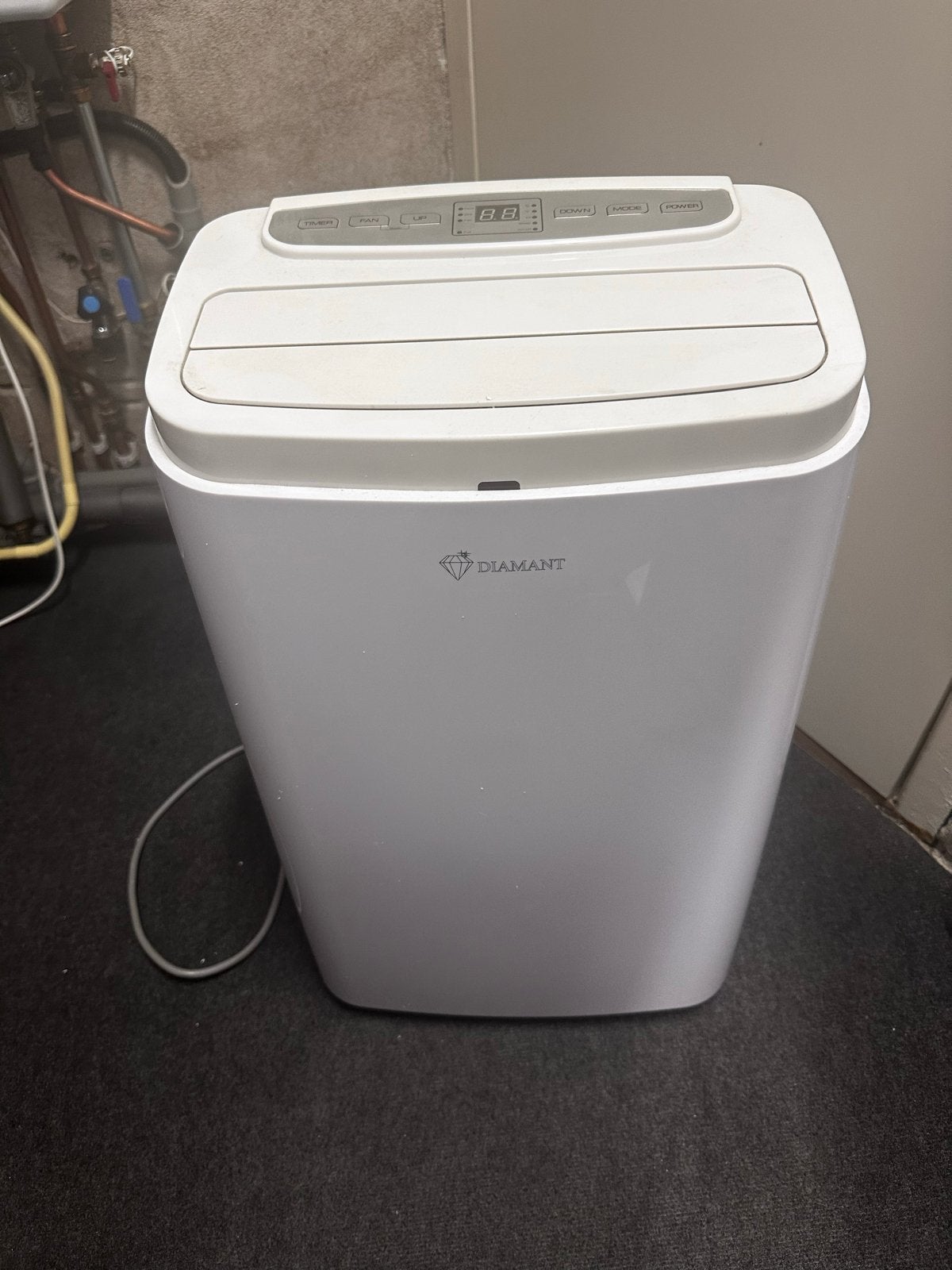 Diamant Mobiele Airco 12000 BTU, Ophalen, Minder dan 60 m³, 3 snelheden of meer, Zo goed als nieuw