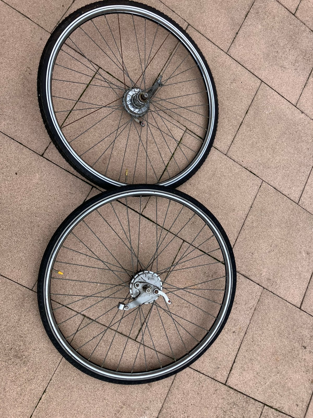 Setje gazelle wielen 28” trommelrem, Ophalen of Verzenden, Zo goed als nieuw