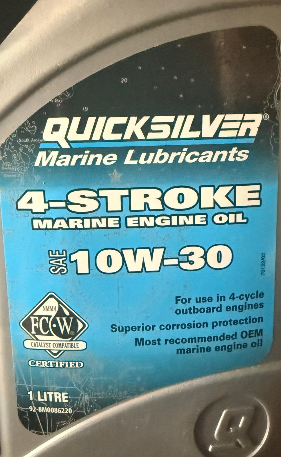 Quicksilver 4-takt 10W-30 1L, Watersport en Boten, Ophalen of Verzenden, Nieuw, Motor en Techniek