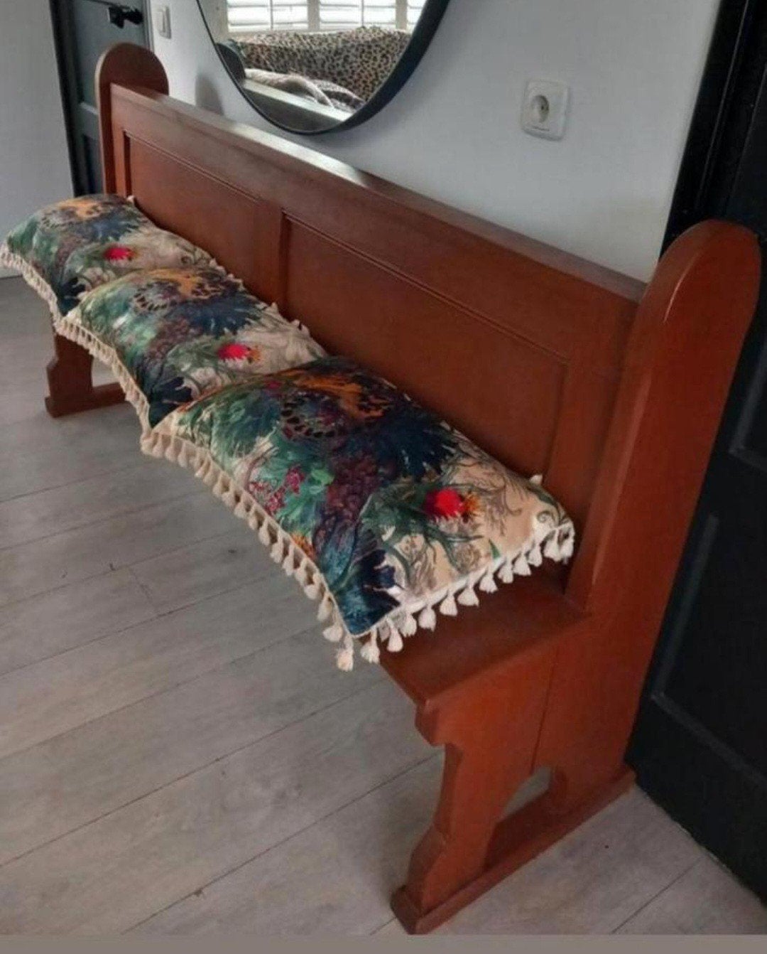 Antieke kerkbank zware kwaliteit, Huis en Inrichting, Ophalen, Gebruikt, Minder dan 150 cm