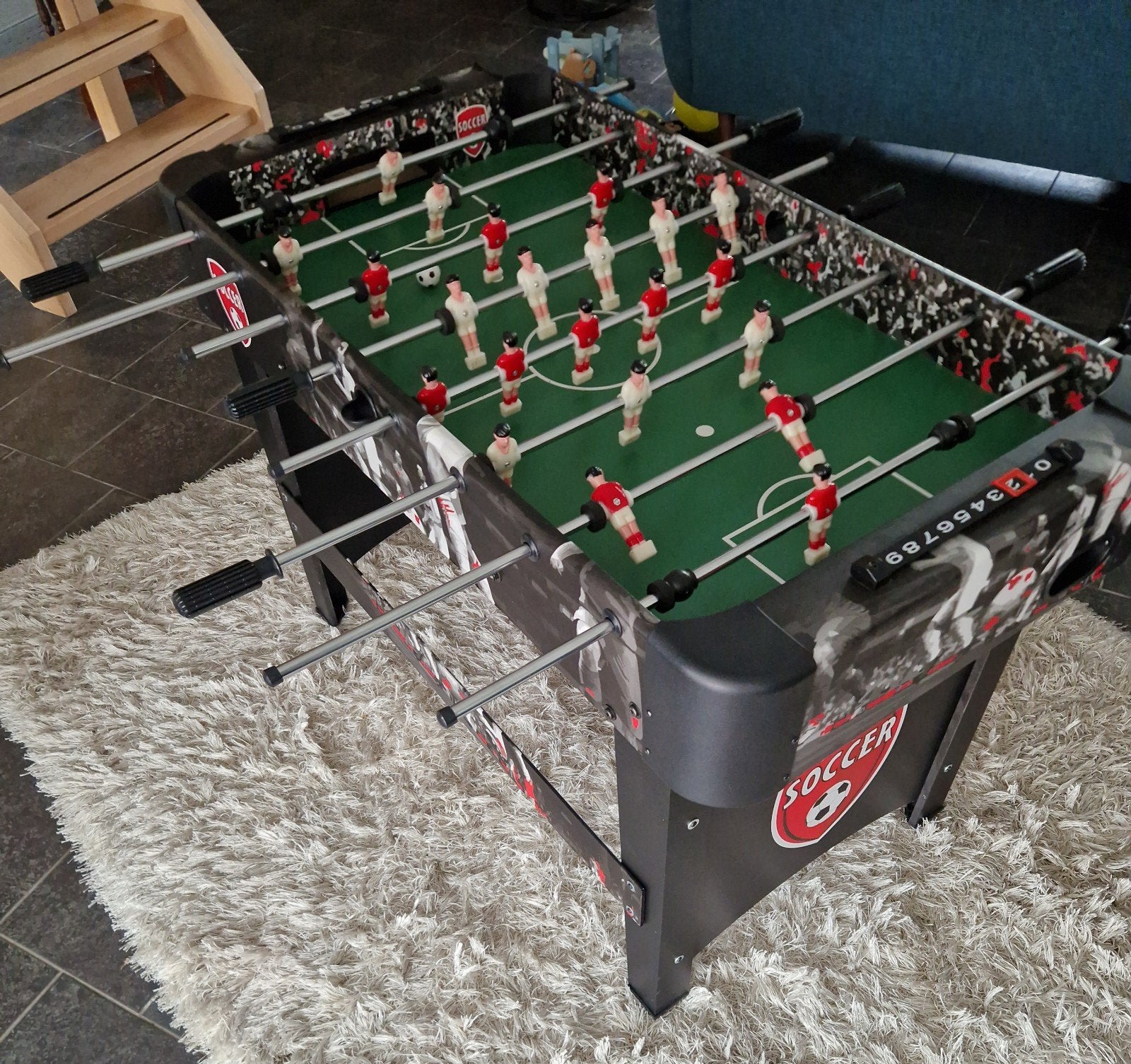 Voetbaltafel - Tafelvoetbalspel - Tafelvoetbal - Kicker, Ophalen, Gebruikt
