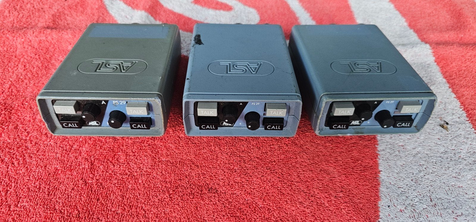 ASL intercom PS29 dual channel beltpack, Ophalen of Verzenden, Gebruikt, Licht