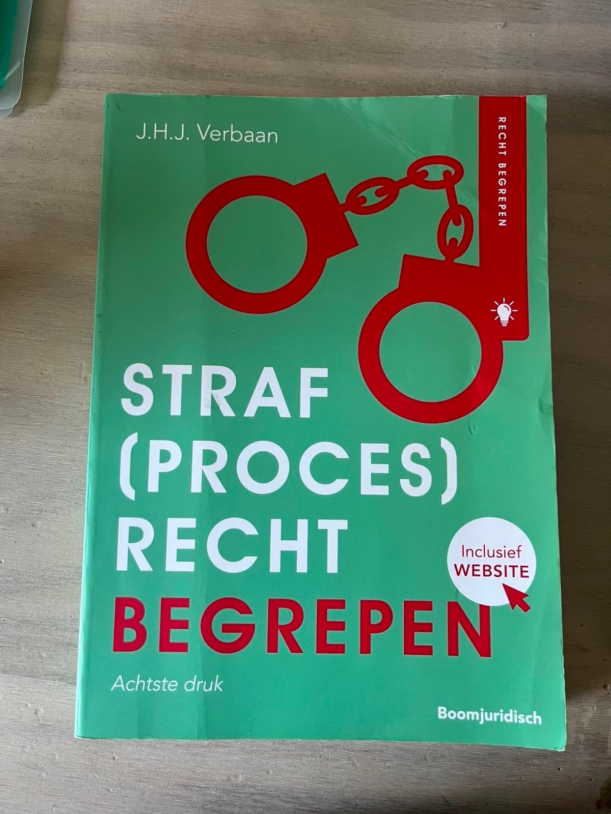 Straf(proces)recht Begrepen - J.H.J. Verbaan, Ophalen of Verzenden, Gamma, Zo goed als nieuw, HBO