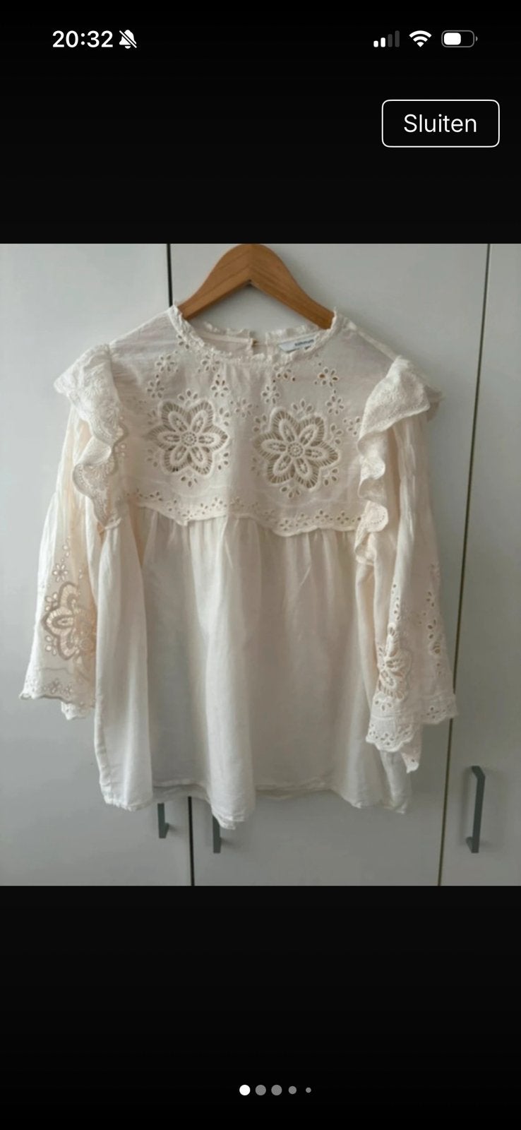 Leuke blouse van Summum, Ophalen of Verzenden, Gedragen, Maat 38/40 (M), Beige