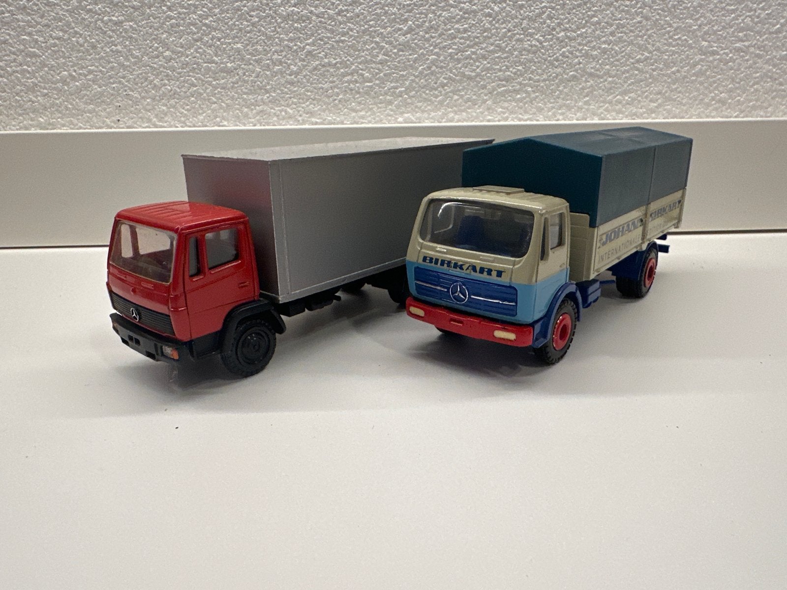 Conrad/NZG Mercedes Bakwagens - Johann Birkart, Hobby en Vrije tijd, Modelauto's | 1:50, Ophalen of Verzenden, Zo goed als nieuw