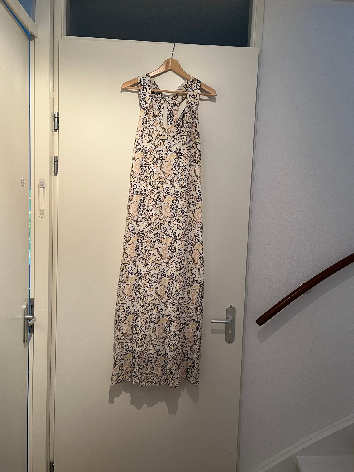 Nieuwe yaya maxi jurk met print, maat 36 (S), Nieuw, Maat 36 (S), Onder de knie, Meerkleurig