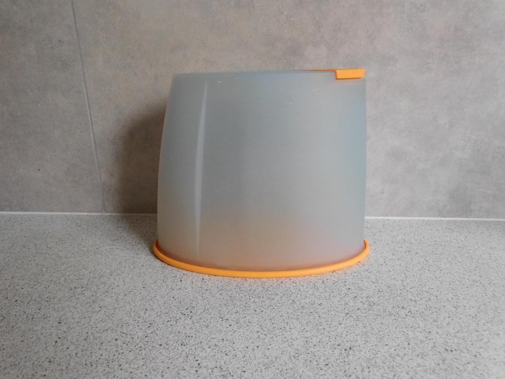 Tupperware Elite Voorraadbus 1,9 Ltr. Oranje Transparant, Ophalen of Verzenden, Gebruikt, Oranje, Overige typen