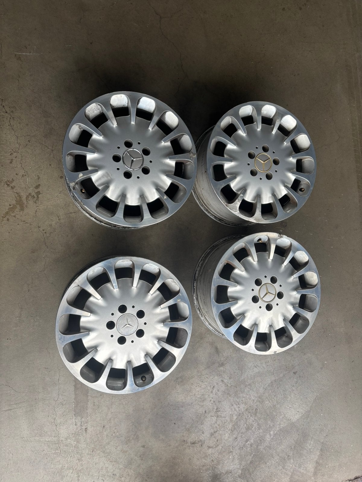 17 INCH VELGEN MERCEDES E KLASSE W211, Ophalen, Gebruikt, Velg(en), 17 inch