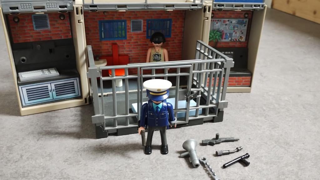 Playmobil City Action gevangenis - set 5421, Verzamelen, Ophalen of Verzenden, Zo goed als nieuw, Overige typen