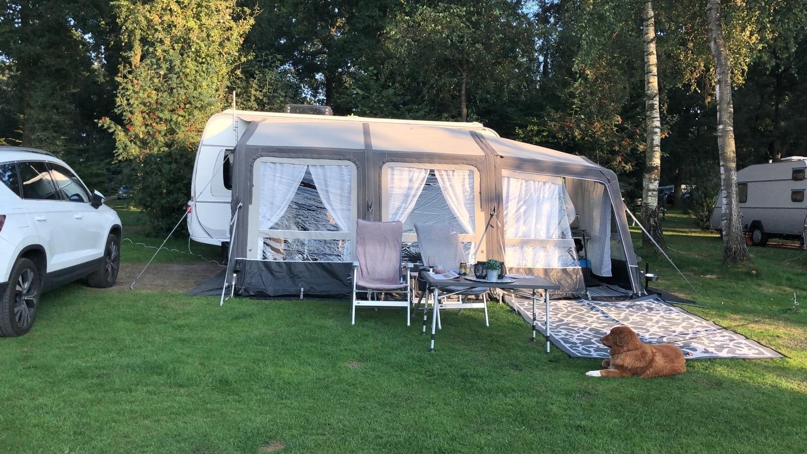 Kampa Grand Air compleet - Zo goed als nieuw, Caravans en Kamperen, Ophalen, Zo goed als nieuw