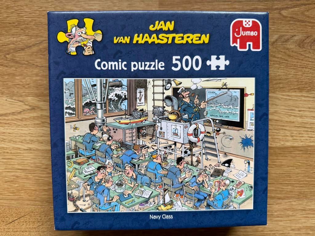 Jan van Haasteren - 500 st - Navy Class, Ophalen, 500 t/m 1500 stukjes, Zo goed als nieuw, Legpuzzel