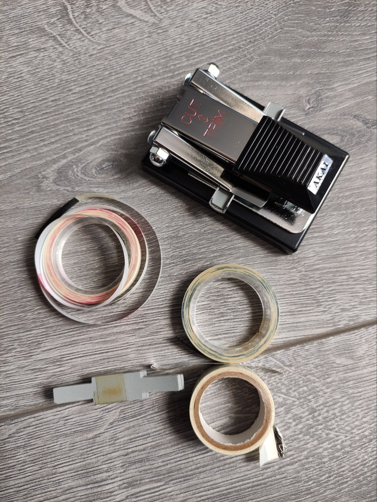 Akai splicer/plakpers voor bandrecorderbanden/audiobanden, Ophalen of Verzenden, 1960 tot 1980, Overige typen