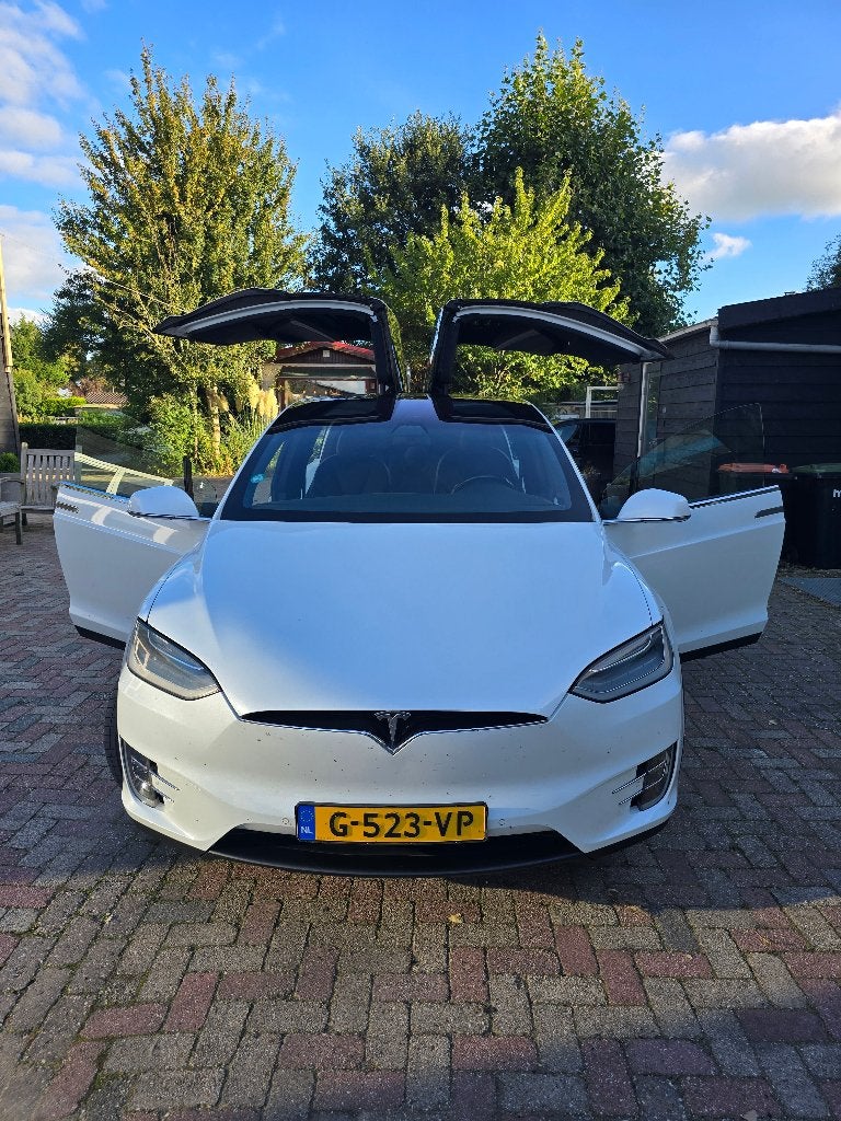 Te koop zakelijke Tesla Model X december 2019 Wit, Auto's, Automaat, Model X, 38 min, Wit