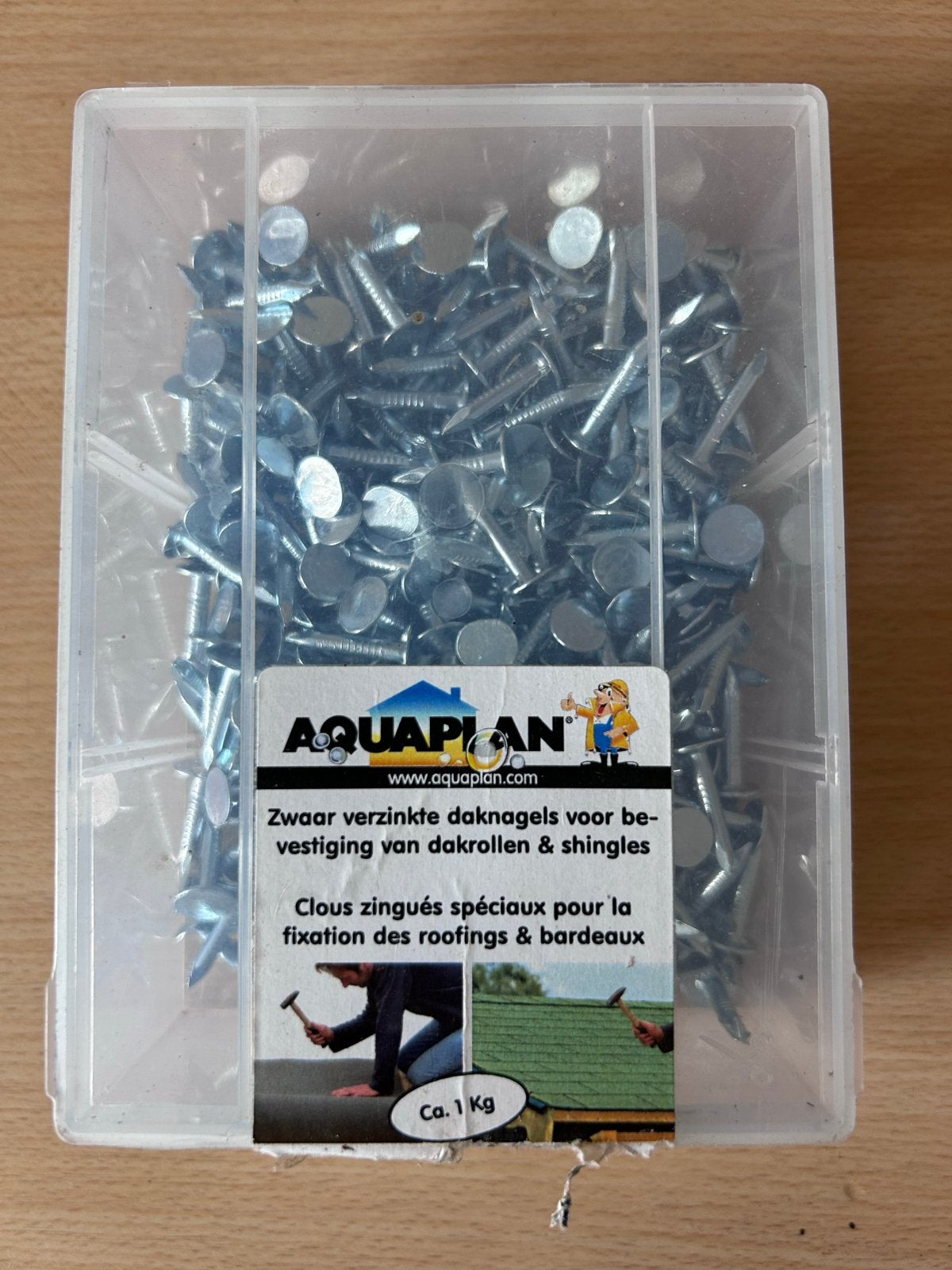 Aquaplan Verzinkte Daknagels voor Dakrollen & Shingles, Ophalen of Verzenden, Nieuw, Minder dan 50 mm, Spijkers