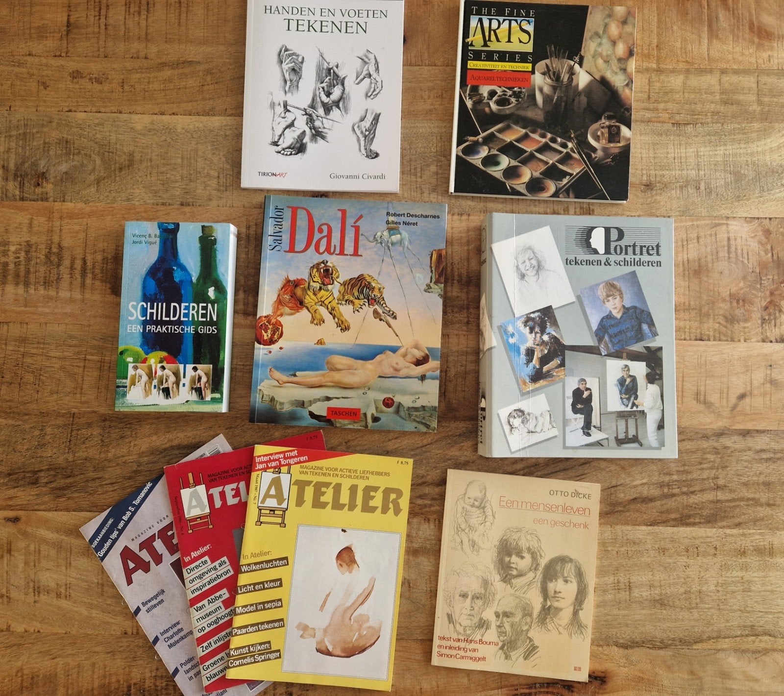 Boeken | Tekenen en Schilderen |  9 stuks, Ophalen
