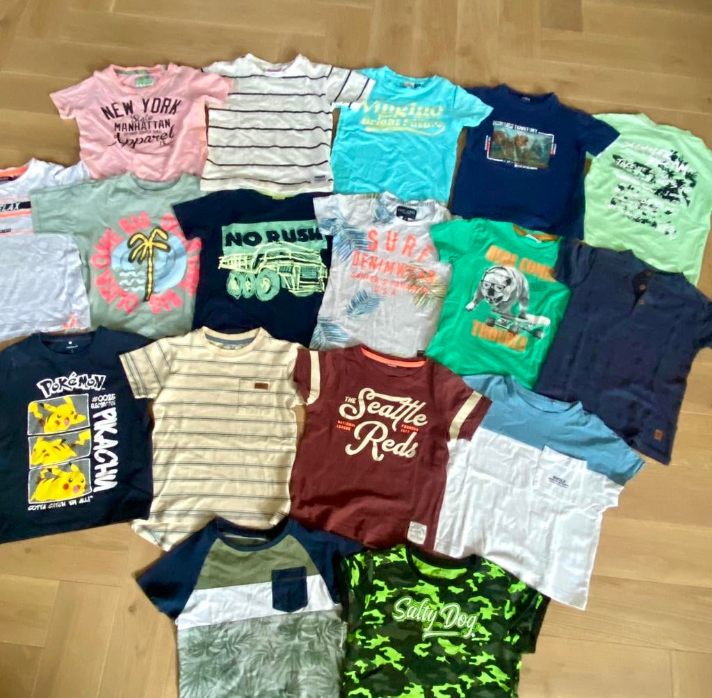 XL kledingpakket (29stuks) jongen, maat 110-116, zomer!, Ophalen of Verzenden, Zo goed als nieuw, Jongen