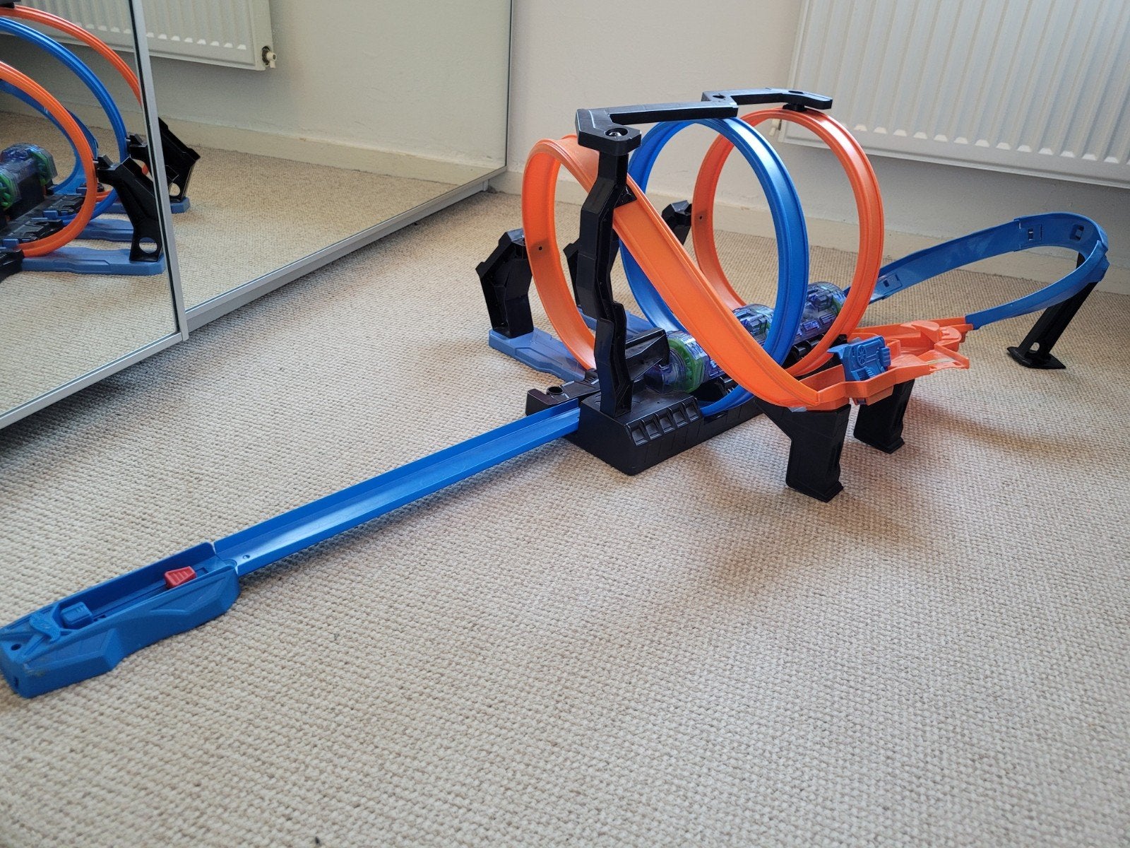 Hot Wheels Corkscrew Crash Racebaan - Compleet, Ophalen, Gebruikt, Elektrisch, Hot Wheels