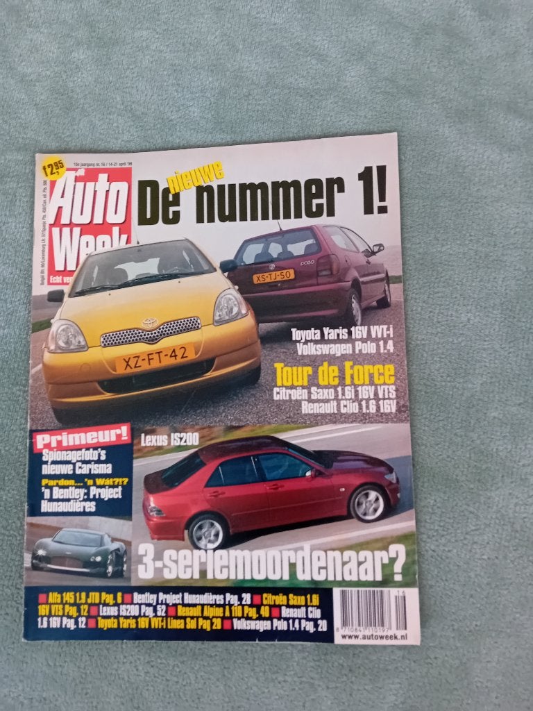 Auto Week nr.16 - april 1999, Ophalen of Verzenden, Gelezen, Algemeen
