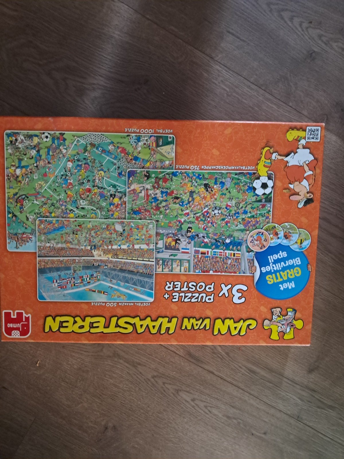 Jan van Haasteren Voetbal Puzzel Collectie (3x Puzzel), Ophalen of Verzenden, Meer dan 50 stukjes, Nieuw, 6 jaar of ouder