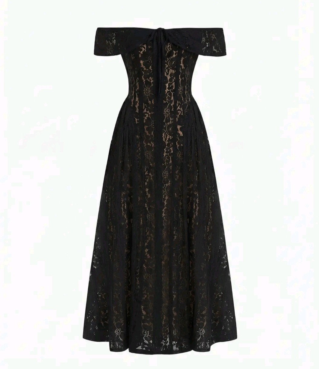 Nieuwe viral CIDER jurk dress, S/36, zwart black, Ophalen, Zwart, Nieuw, Maat 36 (S)