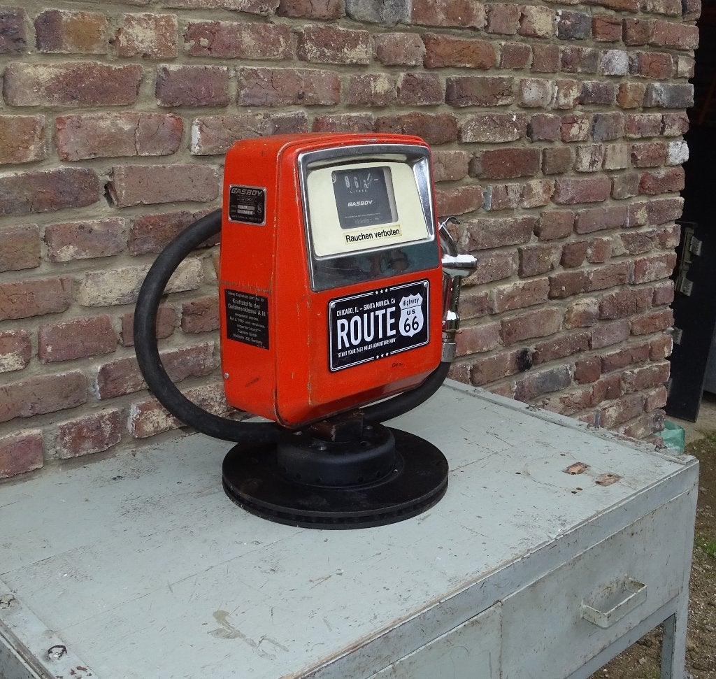 oude gasboy benzinepomp afkomstig uit duitsland, Ophalen
