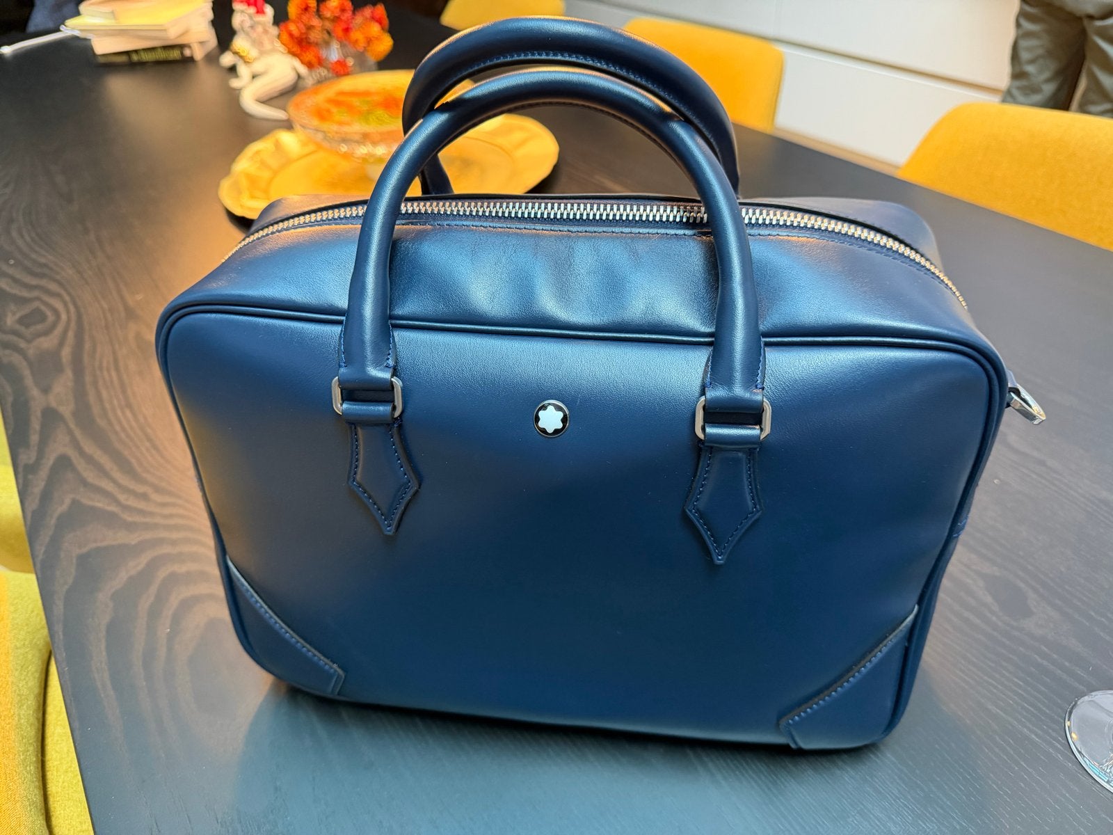 Montblanc Meisterstück Selection Soft Aktetas Blauw, Ophalen of Verzenden, Nieuw, Blauw, Overige typen