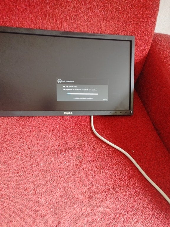 Dell 20inch P2018H Zwart 1600x900 DP, HDMI, VGA (geen voet), Gebruikt, Full HD, Ophalen of Verzenden, HDMI