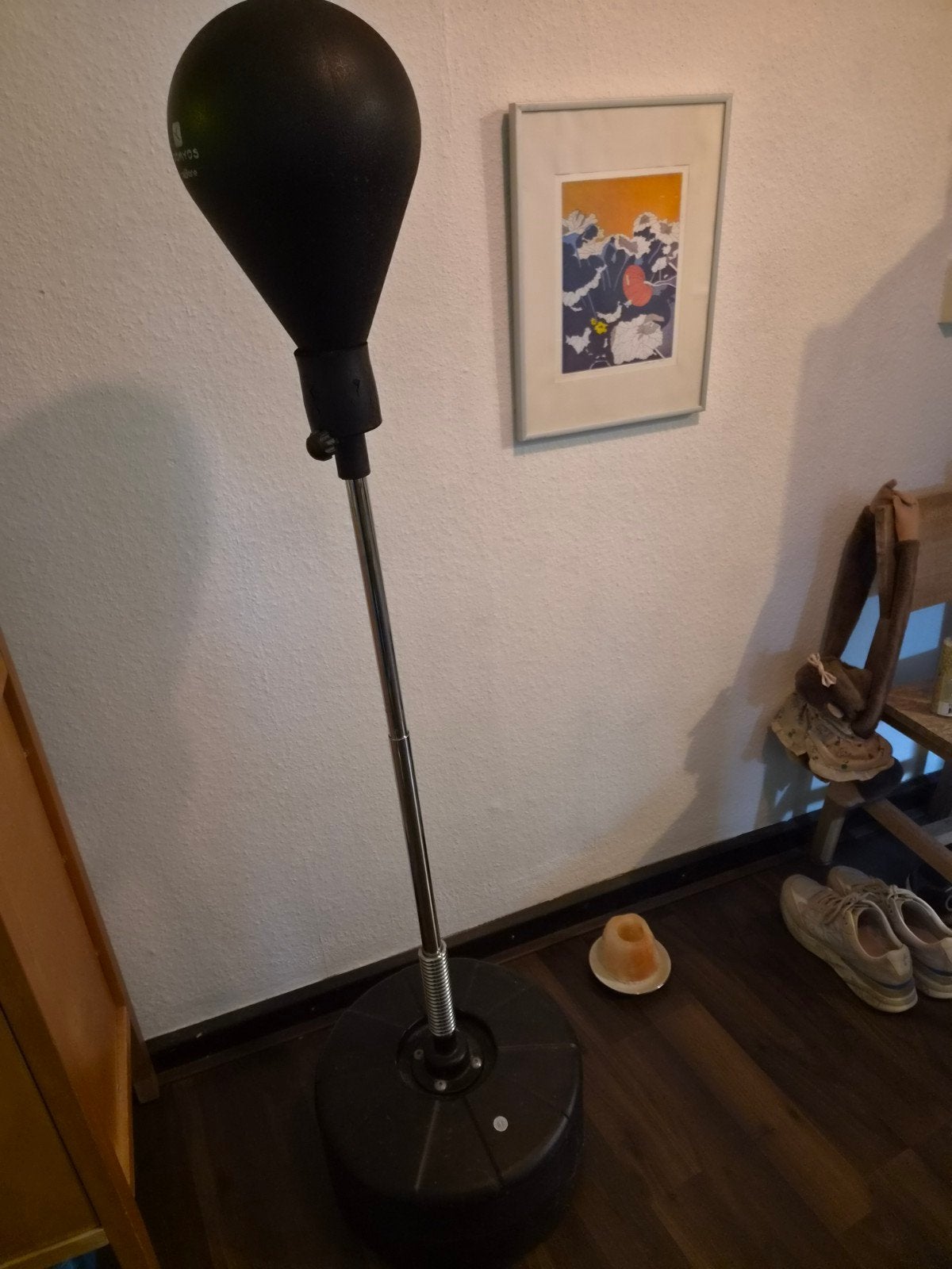 Domyos Boksbal 150cm hoog  op standaard - Zo goed als nieuw, Sport en Fitness, Ophalen, Zo goed als nieuw, Boksbal