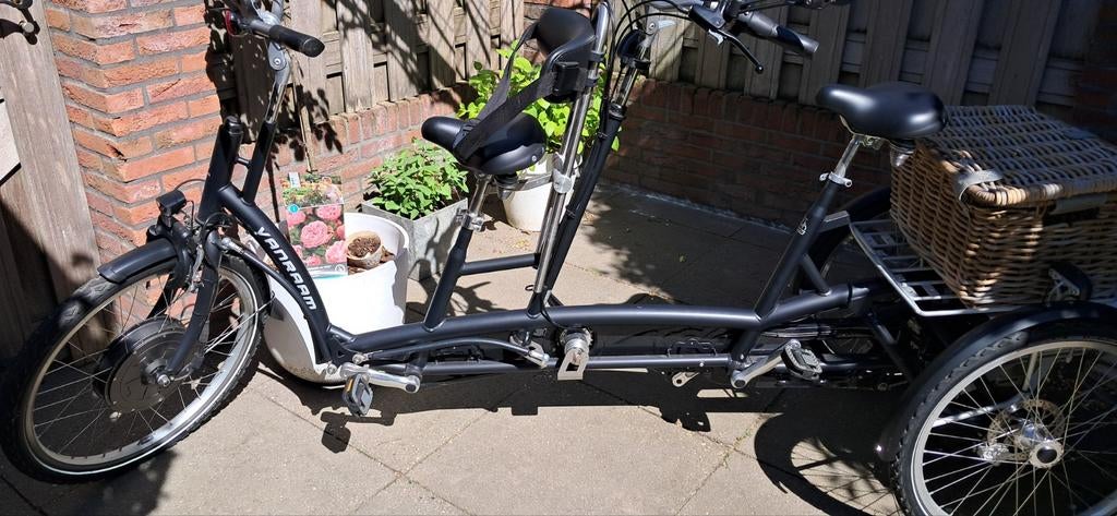 Van Raam Twinny Plus elektrische driewiel tandem, Fietsen en Brommers, Fietsen | Driewielfietsen, Ophalen, Zo goed als nieuw