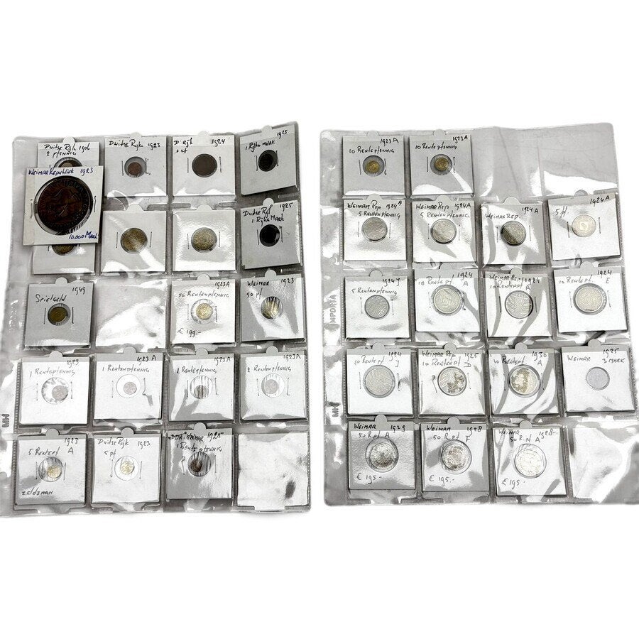 Lot munten, Weimar Republiek, Ophalen of Verzenden, Duitsland, Losse munt, Zilver