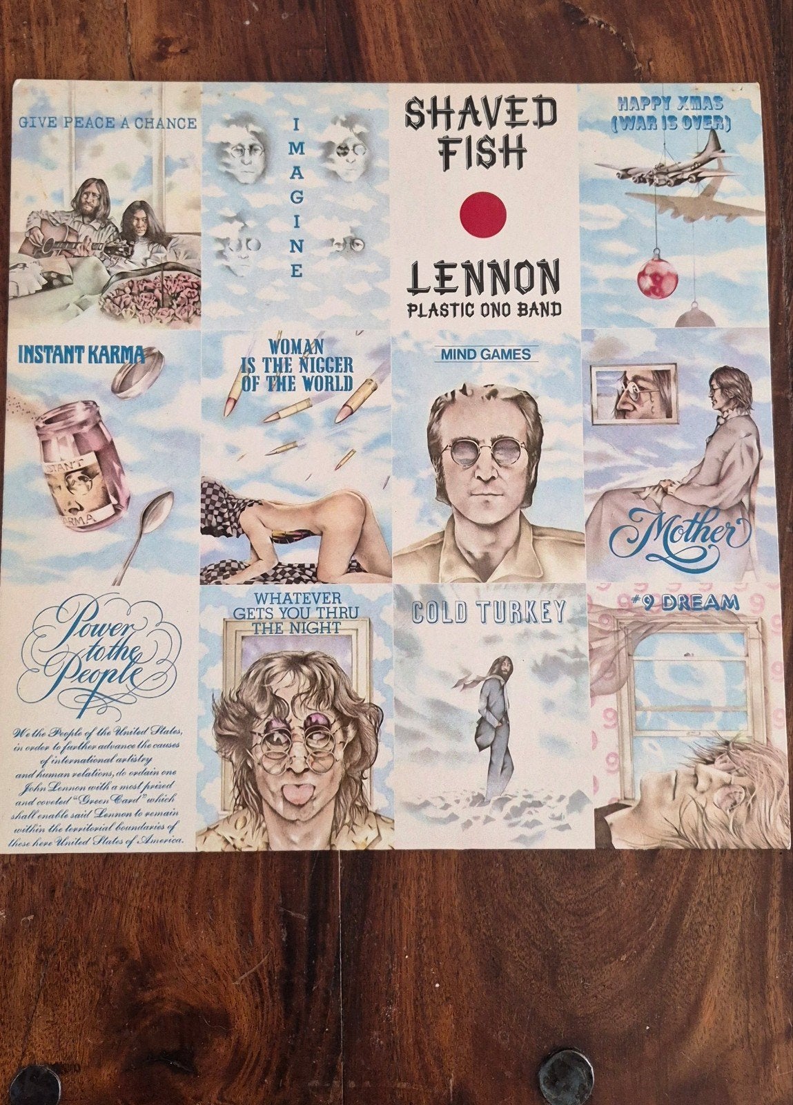 John Lennon - Shaved Fish LP (1975), LP, Rock, Gebruikt, Ophalen of Verzenden